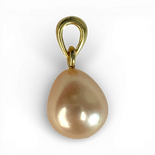 Pink Pearl gold plated silver necklace