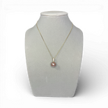 Pink Pearl gold plated silver necklace