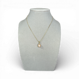 Pink Pearl gold plated silver necklace
