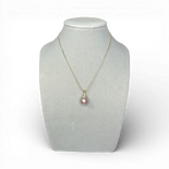 Pink Pearl gold plated silver necklace