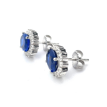 Princess Diana Silver Earrings