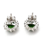 Princess Diana Silber-Ohrringe