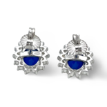 Pendientes Princesa Diana Plata