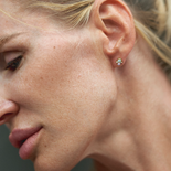 Regnbogenohrringe mit Zirkonen