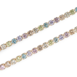 Rainbow Earrings with zircons