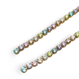 Rainbow Earrings with zircons