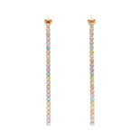 Rainbow Earrings with zircons