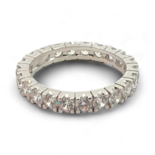 Ring with cubic zirconia