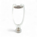 Ring with cubic zirconia