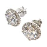 圆形银耳环 11 mm