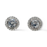 Round Silver Earrings