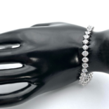 Silberarmband mit Zirkonen