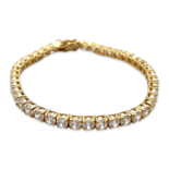 Tennis bracelet with zircons