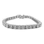 Silver Tennis bracelet with zircons