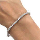 Pulsera de Tenis de Plata con Circonitas