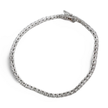 Pulsera de Tenis de Plata con Circonitas