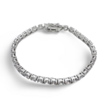 Pulsera de Tenis de Plata con Circonitas