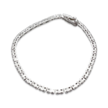 Pulsera de Tenis de Plata con Circonitas