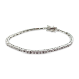 Pulsera de Tenis de Plata con Circonitas