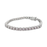 Silver Tennis bracelet with zircons