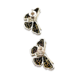 Pendientes Plata Ámbar Mariposa