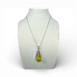 Silberne Bernsteinkette