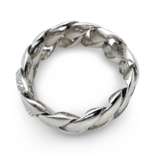 Silber geflochtene Ring