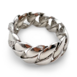 Silber geflochtene Ring