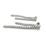 Silver Circle Chain Earrings