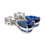 Boucles d'oreilles pendantes en argent