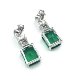 Boucles d'oreilles pendantes en argent