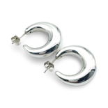 Silver earrings