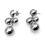 Silver earrings Balls