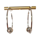 Silver earrings Balls