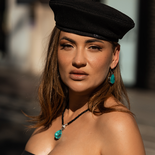 Silberohrringe Paraiba