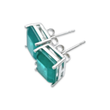 Silberohrringe mit Paraiba