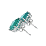 Silberohrringe mit Paraiba