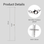 Collier en argent «Croix»