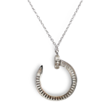 Silver Necklace «Nail»