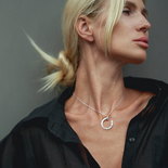 Collier en argent «Nail»