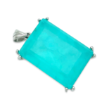 Silver pendant Paraiba