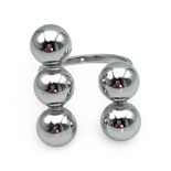 Silver ring Balls