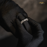 Срібна каблучка Серця з цирконами