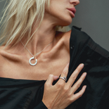 Срібна каблучка «Ніготь