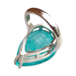 Silver ring Paraiba