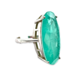 Silver ring Paraiba