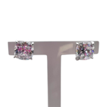 Срібні сережки з кристалами