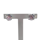 Срібні сережки з кристалами