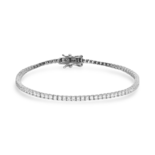 Pulsera Tenis Plata con Circonitas