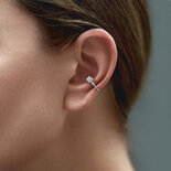 Silver zircon Ear Cuff